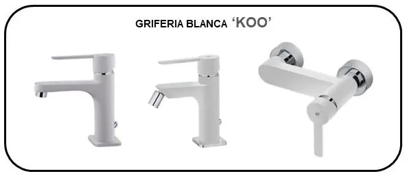 grifería KOO BLANCO